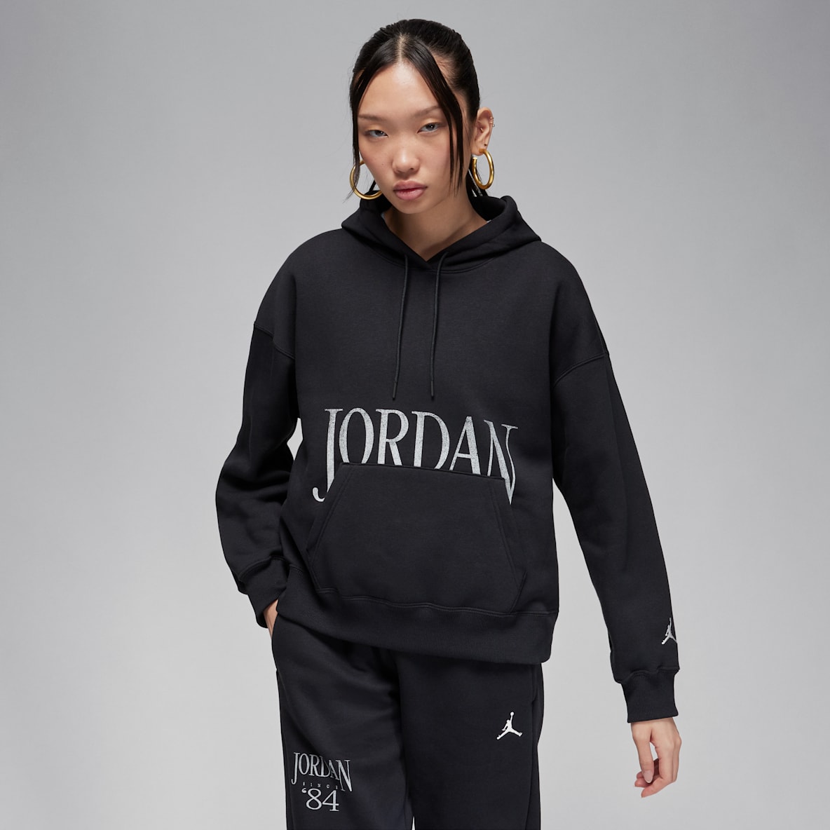 エアージョーダン★パーカー キルティング ハーフジップ ブラック Lサイズ 美品 m10518116661_1.jpg?1748752546